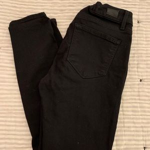 Black Verdugo High Waisted Skinny Jeans sz 28
